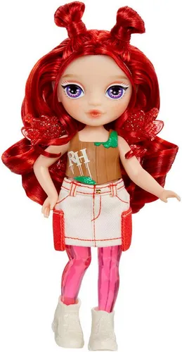 Rainbow High Minipuppe Littles Rainbow Fantasy Fairies Doll- Apple (Red)