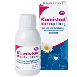 Kamistad Mundspülung bei Zahnfleischentzündungen und Aphten von STADA