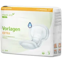 Medi-Inn Inkontinenz-Vorlagen EXTRA, 7 Tropfen, Unisex-Passform, weiß 1 x 30 Stück