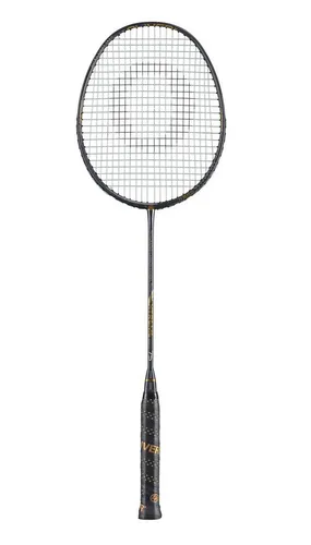 Oliver Extrem Badmintonschläger Carbon/Gold 75 - Badmintonschläger mit semi-flexiblem Shaft und ausgewogener Balance für vielseitigen Einsatz und optimale Spielkontrolle.