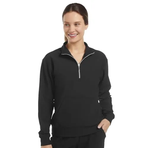 Skechers Damen-Pullover Bold Black XL mit Kängurutasche