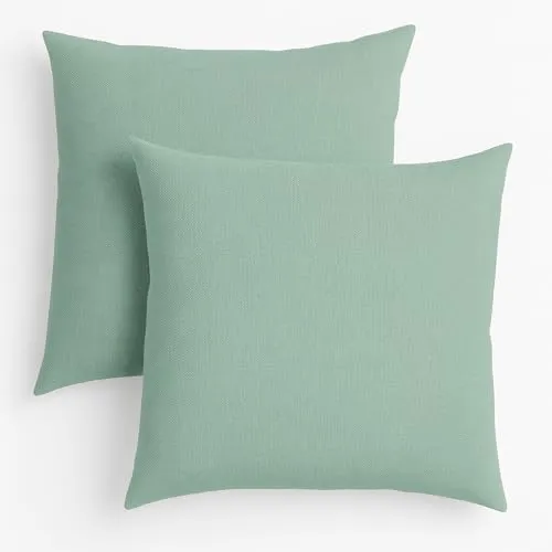 sleepling Sofakissen Zierkissen 2er Set, 40 x 40 cm in türkis von sleepling