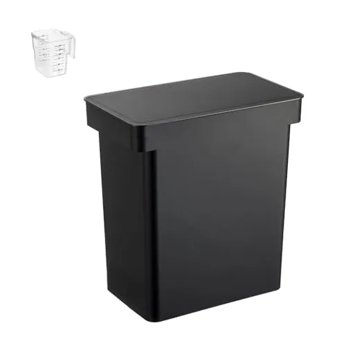 YAMAZAKI 5618 TOWER Futterbehälter für Haustiere - Futteraufbewahrung für Hunde, luftdicht und hygienisch, hält Futter frisch und geschmackvoll. Inkl. Messbecher für einfache Handhabung, designed in Japan.