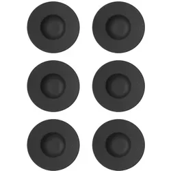 Villeroy & Boch Manufacture Rock Pastateller Set, 6 Teller in schwarz von Villeroy & Boch