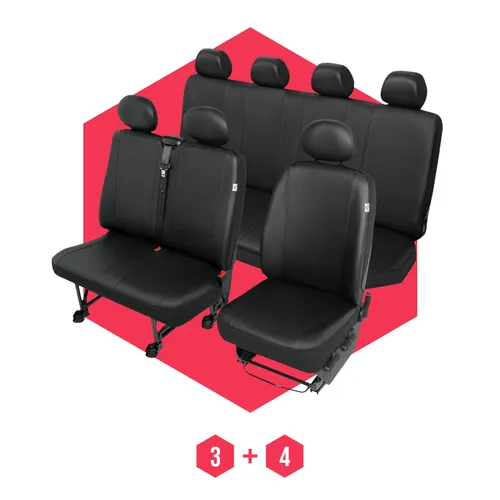 Sitzbezüge für Ford Transit V (10-13) 7 Sitze SET Autositzbezüge Schonbezüge