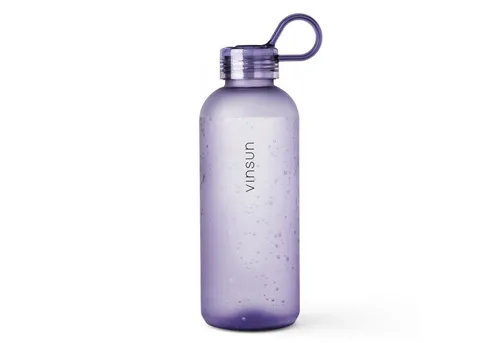 Vinsun Trinkflasche Trinkflasche 650ml, Kohlensäure geeignet, auslaufsicher, Tritan, BPA frei, bruchsicher, geruchs- und geschmacksneutral, auslaufsicher