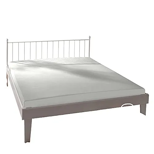 Bassetti Spannbettlaken 181 Wollweiß - Spannbetttücher aus 95% Baumwolle und 5% Elastan, pflegeleicht und komfortabel, ideal für entspannte Nächte, bei 60° waschbar und trocknergeeignet.