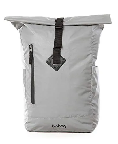 blnbag M9 – Flexibler und reflektierender Rucksack für Alltag und Sport - Rucksäcke mit Roll-Top für 16-23 Liter Volumen, extrem reflektierend für Sicherheit bei Nacht. Ergonomisch, leicht und mit praktischem Laptopfach – ideal für Schule, Sport und Fahrradtouren.