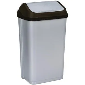 Keeeper Mülleimer Swantje, 50 Liter, silber von keeeper