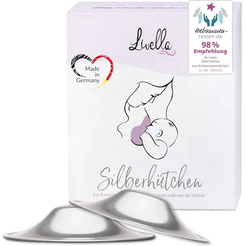 Livella Silberhütchen für Brustwarzen von Livella