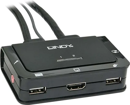 LINDY 42340 HDMI KVM Switch 2 Port