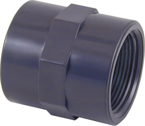 PVC Klebemuffe D 50 mm auf 1 1/2 Zoll IG