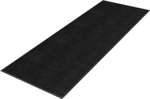 wash+dry by Kleen-Tex Läufer Duo Charcoal - Rechteckiger Schmutzfangläufer, rutschhemmend und ideal für In- und Outdoor, waschbar und pflegeleicht für langanhaltende Sauberkeit.