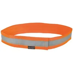 Mystique Leuchthalsband Mystique® Signalhalsband - Weit sichtbare Halsung, Nylon, verschiedene Größen orange 4 cm x 50,00 cm