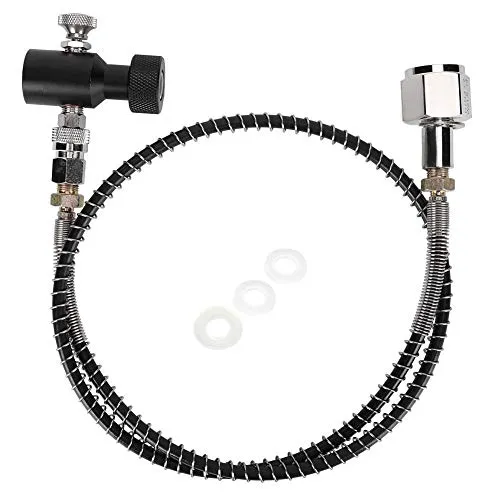 Europe TR21-4, W21.8-14 36-Zoll-Federschlauch-CO2-Adapter-Kit-Entlastungsventil mit schwarzem ASA für