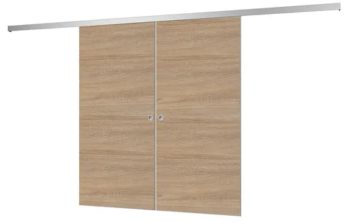 inova Doppel-Tür Holz-Schiebetür 2-Flügelig 1510 x 2035 mm in beige von inova wohnen