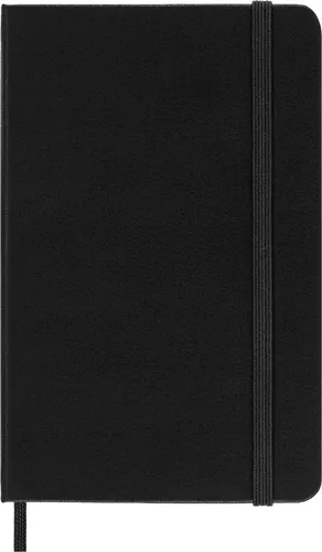 MOLESKINE Notizbuch P/A6 kariert Hardcover schwarz