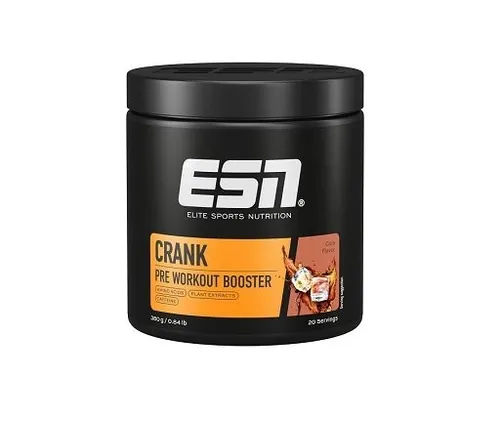 ESN Crank Booster 380g Blackberry - Sportnahrung mit fruchtigem Geschmack, ideal für Energiezufuhr während des Trainings, sorgt für einen erfrischenden Kick.