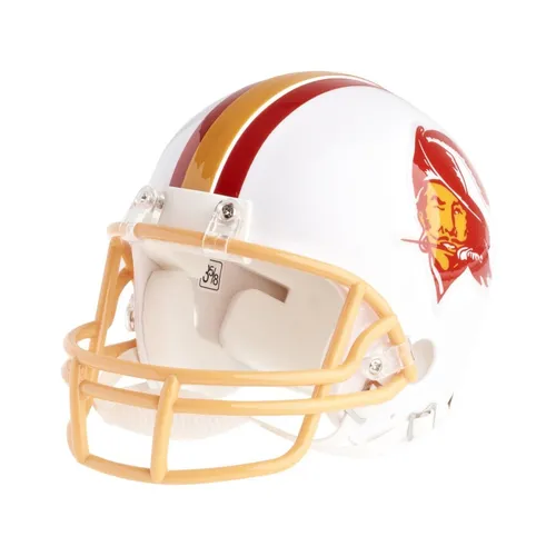 Riddell VSR4 Mini Football Helm - Tampa Bay Buccaneers 76-96 - Fanartikel für echte Fans, detailgetreue Nachbildung des Helms der Tampa Bay Buccaneers, ideal als Sammlerstück oder Geschenk.