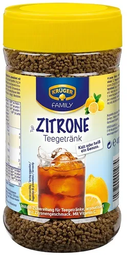 Krüger Früchtezauber Zitrone - Teegetränk Tee - 400 Gramm
