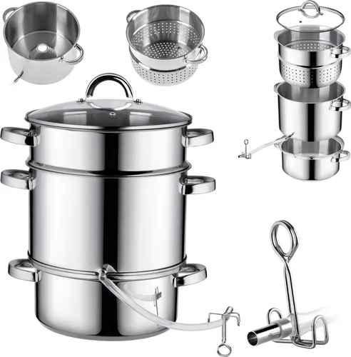 KADAX Dampfentsafter 8L aus Edelstahl