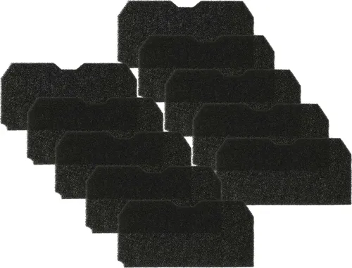 vhbw 10x Schwammfilter Ersatz für Blomberg 2952380100 für Wäschetrockner