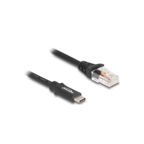 Delock USB 2.0 Type-C zu Seriell RS-232 Adapter 1,8 m - Kabel & Adapter mit 1,8 m Länge, ideal für den Anschluss von Geräten über USB-C an RS-232 Schnittstellen, zuverlässig und vielseitig einsetzbar.