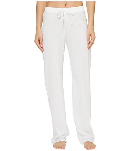 HANRO Damen Hose lang Cotton Deluxe, Weiß (M) von HANRO