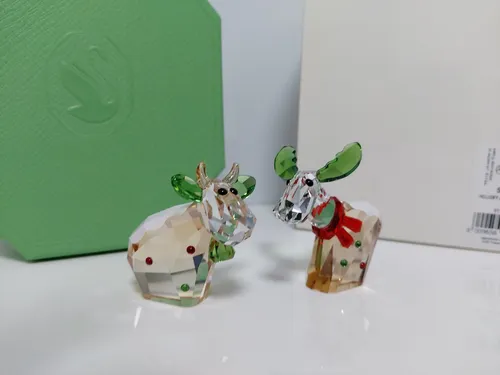 Swarovski💎 Lovlots Jahresausgabe 2022 Weihnachts Mo und Ricci 5631102 Neu.