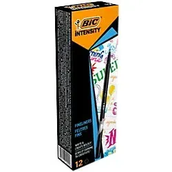 BIC Intensity Fineliner 0.8 mm Schwarz 12 Stück von BIC