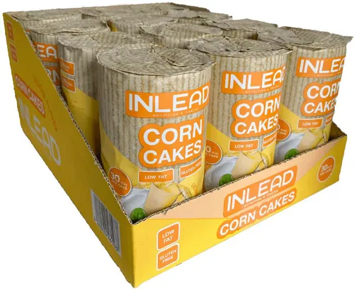 Inlead Corn Cakes, 12 x 120 g, Cheddar Flavor von Inlead