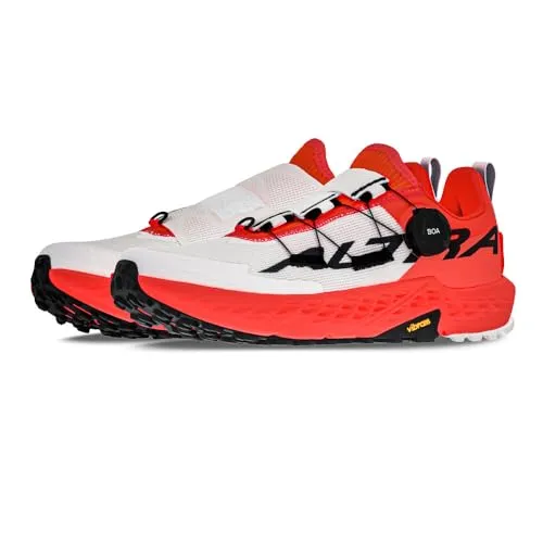 Altra Herren Timp 5 Boa rot 43.0 - Laufschuhe mit BOA PerformFit Wrap für individuelle Passform und Vibram Megagrip Sohle für optimalen Halt – perfekt für Trailruns!