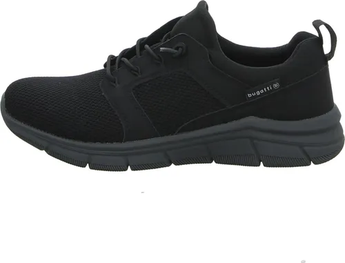 Bugatti Herren Schnürstiefel Schwarz - Herren-Stiefel mit Kaltfutter, ideal für kalte Wintertage. Stilvolle Chukka Boots für Büro und Freizeit, bequem und elegant.