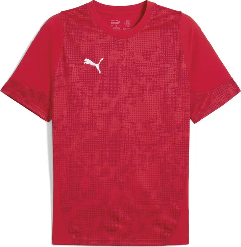 Puma teamCUP Trainingstrikot Herren - Rot/Silber, Gr. S - Trikots - Puma Teamcup Shirt für Herren, hergestellt aus 100% recyceltem Polyester mit dryCELL-Technologie für optimalen Komfort und Leistung beim Sport.