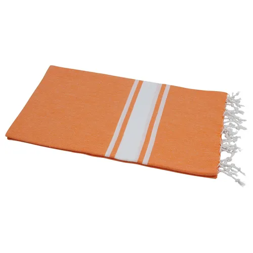Hamamtuch 100x180 cm Pestemal Saunatuch Bodrum Style orange saugstarke Baumwolle