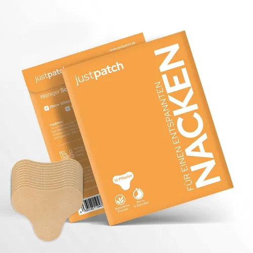 JustPatch Nackenpflaster - Wärmepflaster für entspannte Muskeln