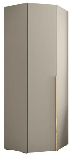 ABIKS MÖBEL Eckschrank Inova 1 – Eleganter Eckkleiderschrank mit Stauraum - Der INOVA 1 Eckkleiderschrank bietet durch 5 Einlegeböden und 2 Stangen viel Platz für Ihre Kleidung. Hergestellt aus stabilen Materialien, sorgt er für eine stilvolle und funktionale Lösung in jedem Raum.