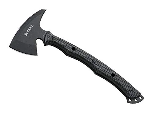 Columbia River Knife & Tool Axt Kangee T-Hawk Tomahawk, Schwarz, M - Campingäxte mit 34,9 cm Gesamtlänge und robustem SK-5 Klingenmaterial, ideal für Outdoor-Abenteuer und vielseitige Anwendungen.