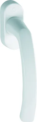 HOPPE Fenstergriff LIÈGE verdeckt geschraubt VK 7x37, Aluminum weiß