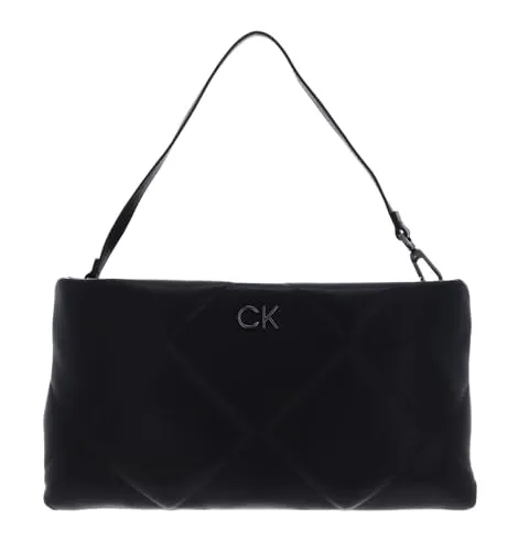 Calvin Klein Re-Lock Quilt Cony Clutch CK Black von Calvin Klein