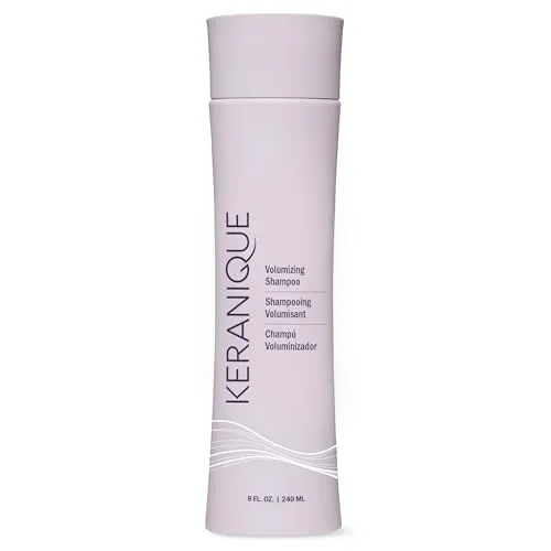 Keranique Volumizing Shampoo for Hair Repair and Growth with Biotin and Keratin for Women, Thinning Hair Formula, 240ml
