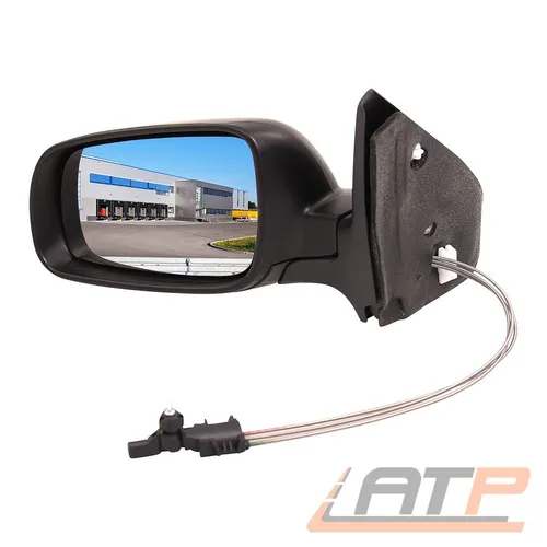 AUßENSPIEGEL SPIEGEL MANUELL SCHWARZ LINKS FÜR VW BORA GOLF 4 1J