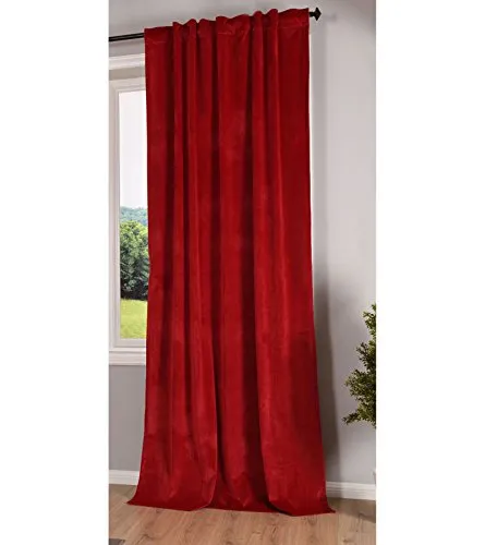 Gardinenbox Verdunkelung Vorhang »Milano« in rot von Gardinenbox