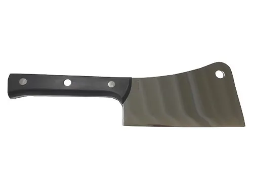 Kotelett- und Großküchenspalter 18cm - Messer schwarz - Geschirr für professionelle Küchen, ideal zum Zerteilen und Hacken von Fleisch und Knochen dank robustem Chrom-Molybdän-Spezialstahl.