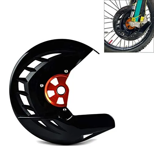 Bremsscheibenschutz für KTM 16-21 vorne XDure schwarz-orange