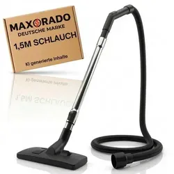 MAXORADO Ersatzteile Set für Staubsauger VC16, VC20, VC25, VC30 - Praktisches 1,5m Ersatzteile Set für Kesselsauger mit umschaltbarer Kombi-Bodendüse und robustem Saugschlauch. Ideal für effizientes Saugen auf Teppichen und Hartböden.