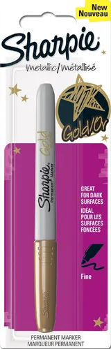 Sharpie Metallic Marker Permanent F 1,4mm Gold 1er Blister