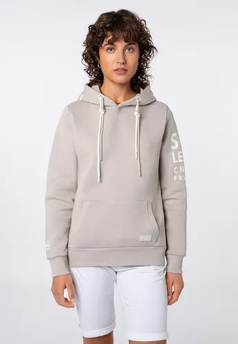 SUBLEVEL Kapuzenpullover Damen Hoodie mit auffälligen Prints auf Ärmel und Sweater, Kapuzensweatshirt mit Kängurutasche, mit Kapuze