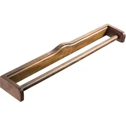 Metaform Handtuchhalter 56 cm - Mod. Mathilde aus Holz - Eleganter Handtuchhalter aus Holz in antike Walnussfarbe, ideal für stilvolle Badezimmer. Kombinierbar mit Zubehör der Mathilde Serie für ein individuelles Design.