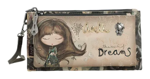 Anekke Handgelenktasche Real Purse Multicolor - Damen Handgelenkstaschen – Elegante, vegane Handtasche mit praktischem Stauraum und verstellbarem Schulterriemen für optimalen Tragekomfort.